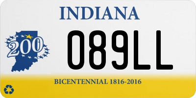 IN license plate 089LL