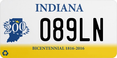 IN license plate 089LN