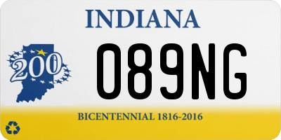 IN license plate 089NG