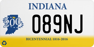 IN license plate 089NJ