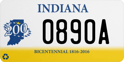 IN license plate 089OA