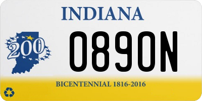 IN license plate 089ON