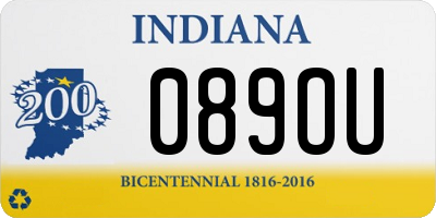 IN license plate 089OU