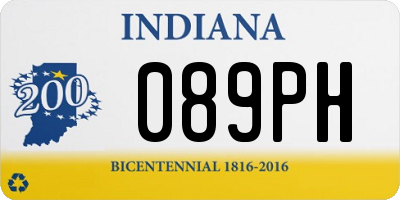 IN license plate 089PH