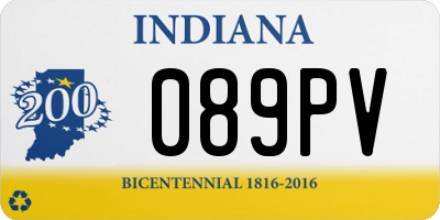 IN license plate 089PV