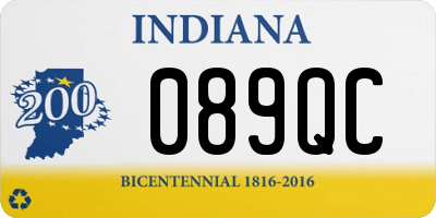 IN license plate 089QC