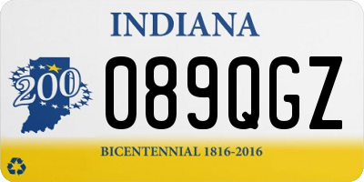 IN license plate 089QGZ
