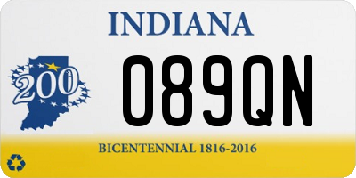 IN license plate 089QN