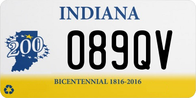 IN license plate 089QV