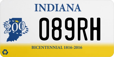 IN license plate 089RH