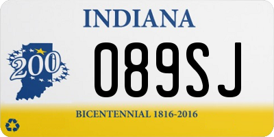 IN license plate 089SJ