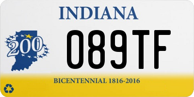 IN license plate 089TF