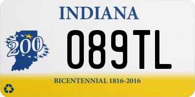 IN license plate 089TL