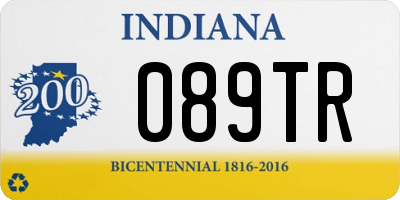 IN license plate 089TR