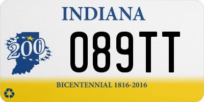 IN license plate 089TT