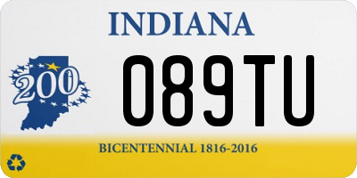 IN license plate 089TU