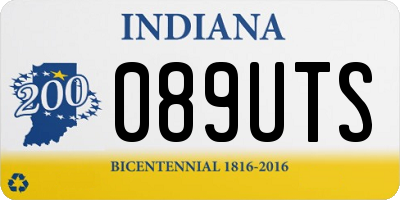 IN license plate 089UTS
