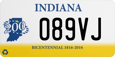 IN license plate 089VJ