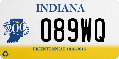 IN license plate 089WQ