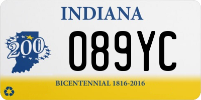 IN license plate 089YC
