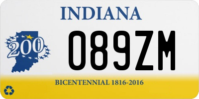 IN license plate 089ZM