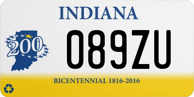 IN license plate 089ZU