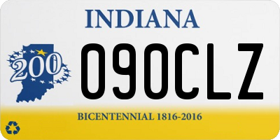 IN license plate 090CLZ