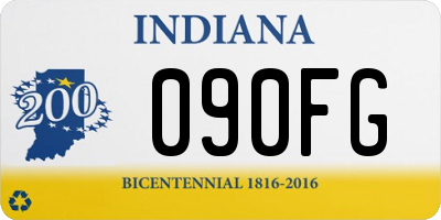IN license plate 090FG