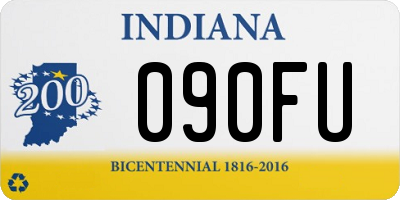 IN license plate 090FU