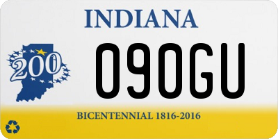 IN license plate 090GU