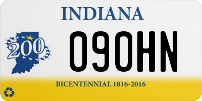 IN license plate 090HN
