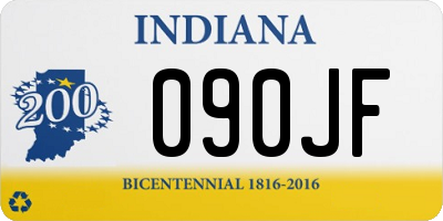 IN license plate 090JF