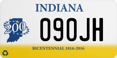 IN license plate 090JH