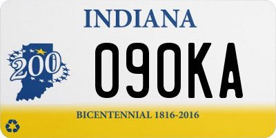 IN license plate 090KA