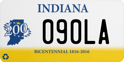 IN license plate 090LA