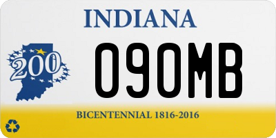 IN license plate 090MB