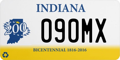 IN license plate 090MX