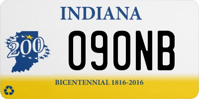 IN license plate 090NB