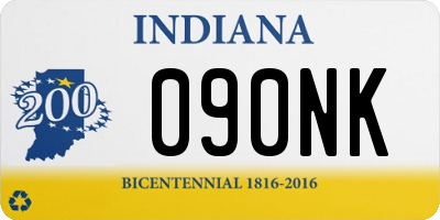 IN license plate 090NK