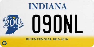 IN license plate 090NL