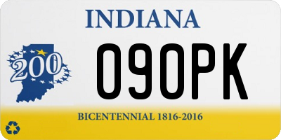 IN license plate 090PK