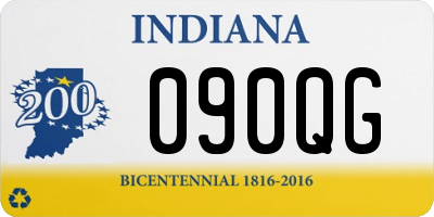 IN license plate 090QG