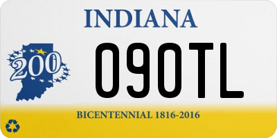 IN license plate 090TL