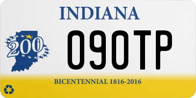 IN license plate 090TP