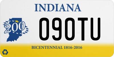IN license plate 090TU