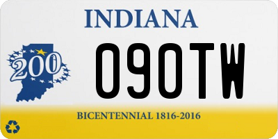 IN license plate 090TW