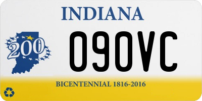 IN license plate 090VC