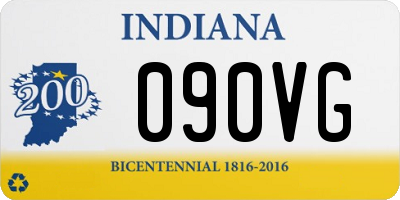 IN license plate 090VG