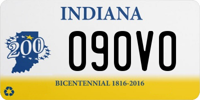 IN license plate 090VO