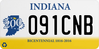 IN license plate 091CNB